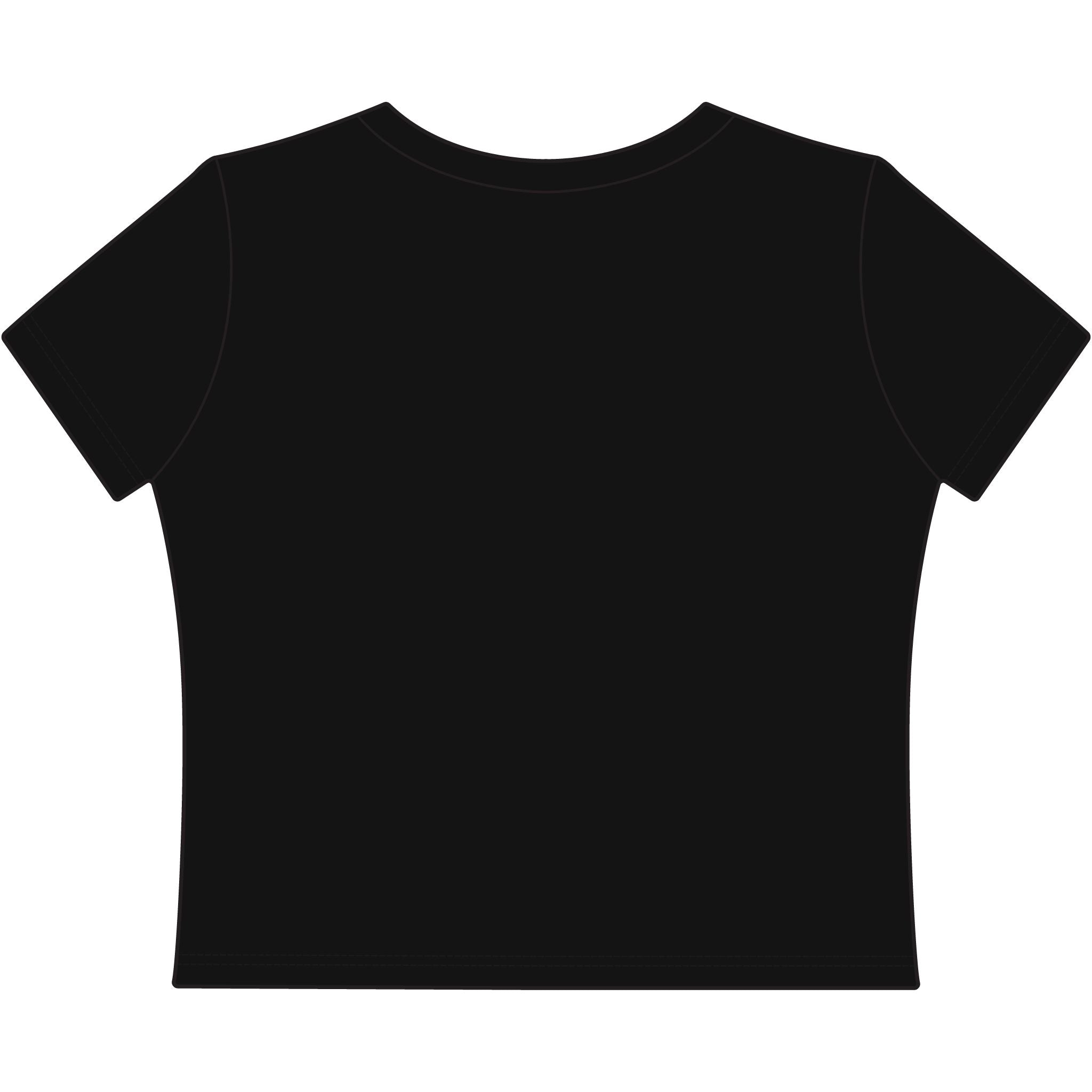 Jersey Rebel- Skull Design Women's Baby Tee