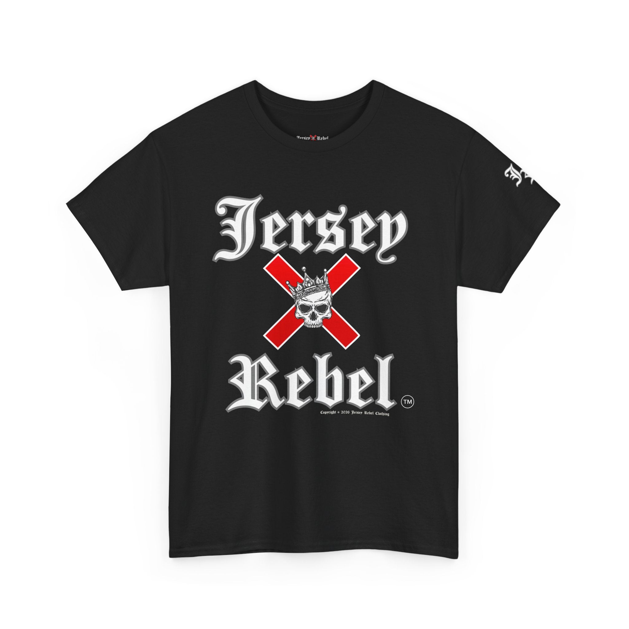 Jersey Rebel – Skull Design Tee