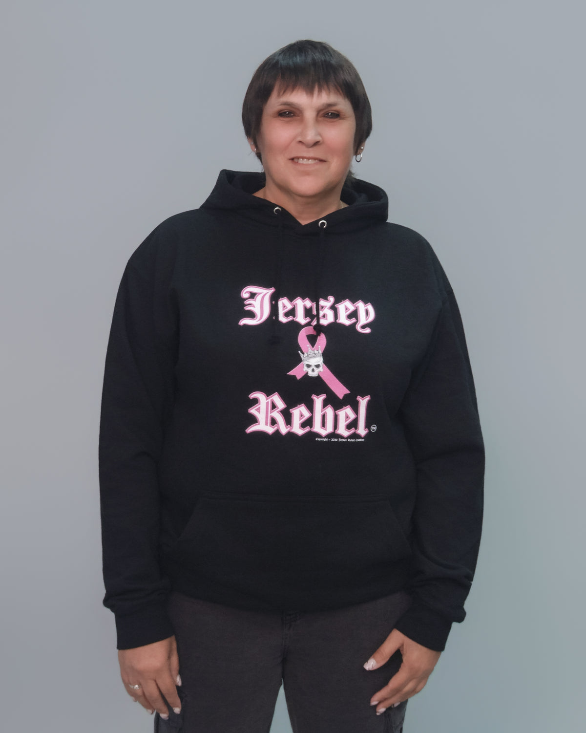 Jersey Rebel Breast Cancer Awareness Hoodie