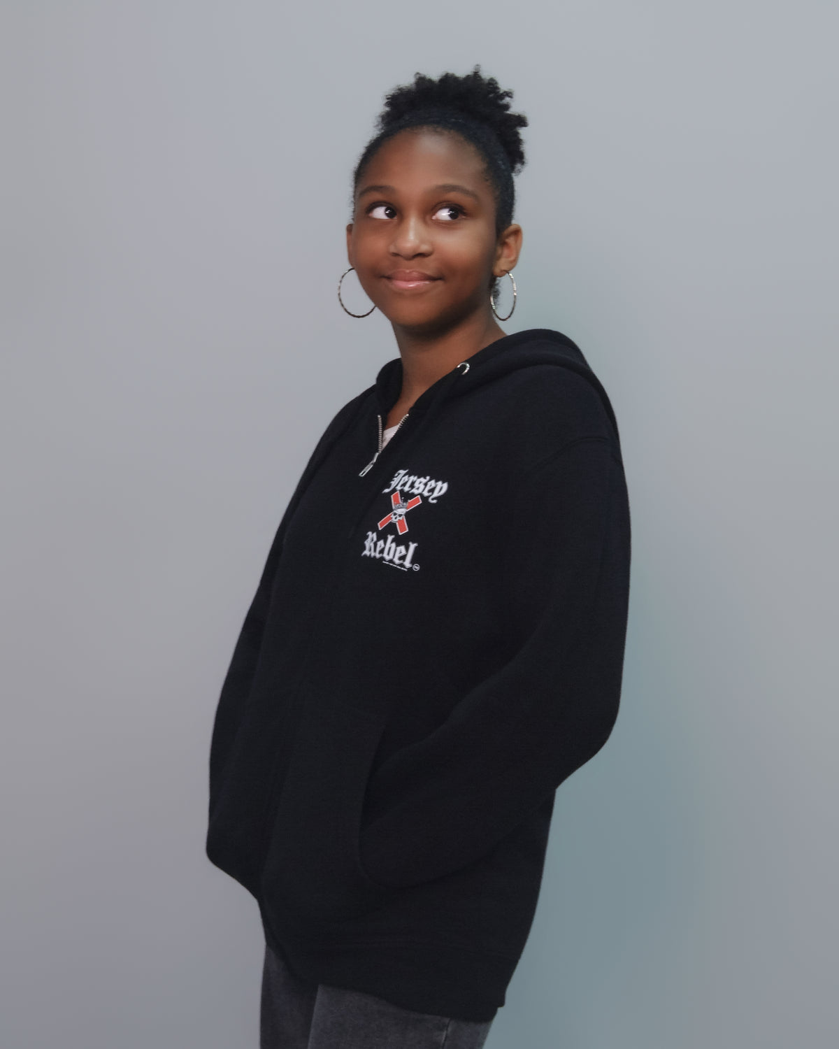 Jersey Rebel – Zip Hoodie