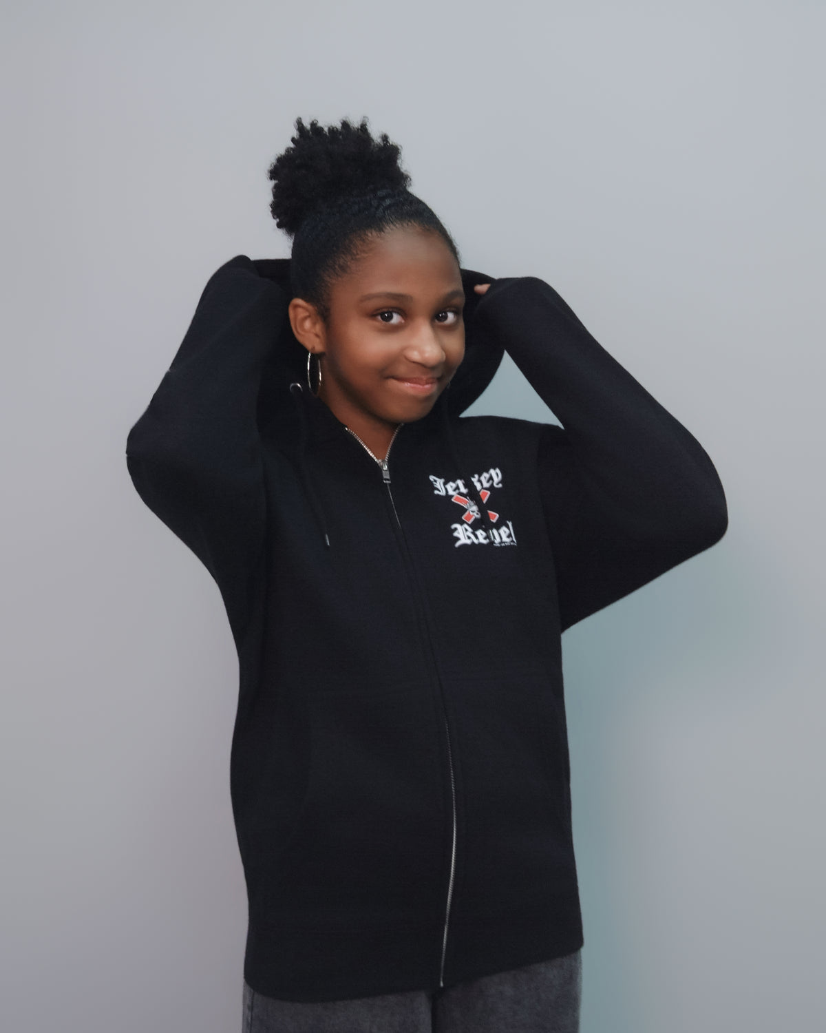 Jersey Rebel – Zip Hoodie