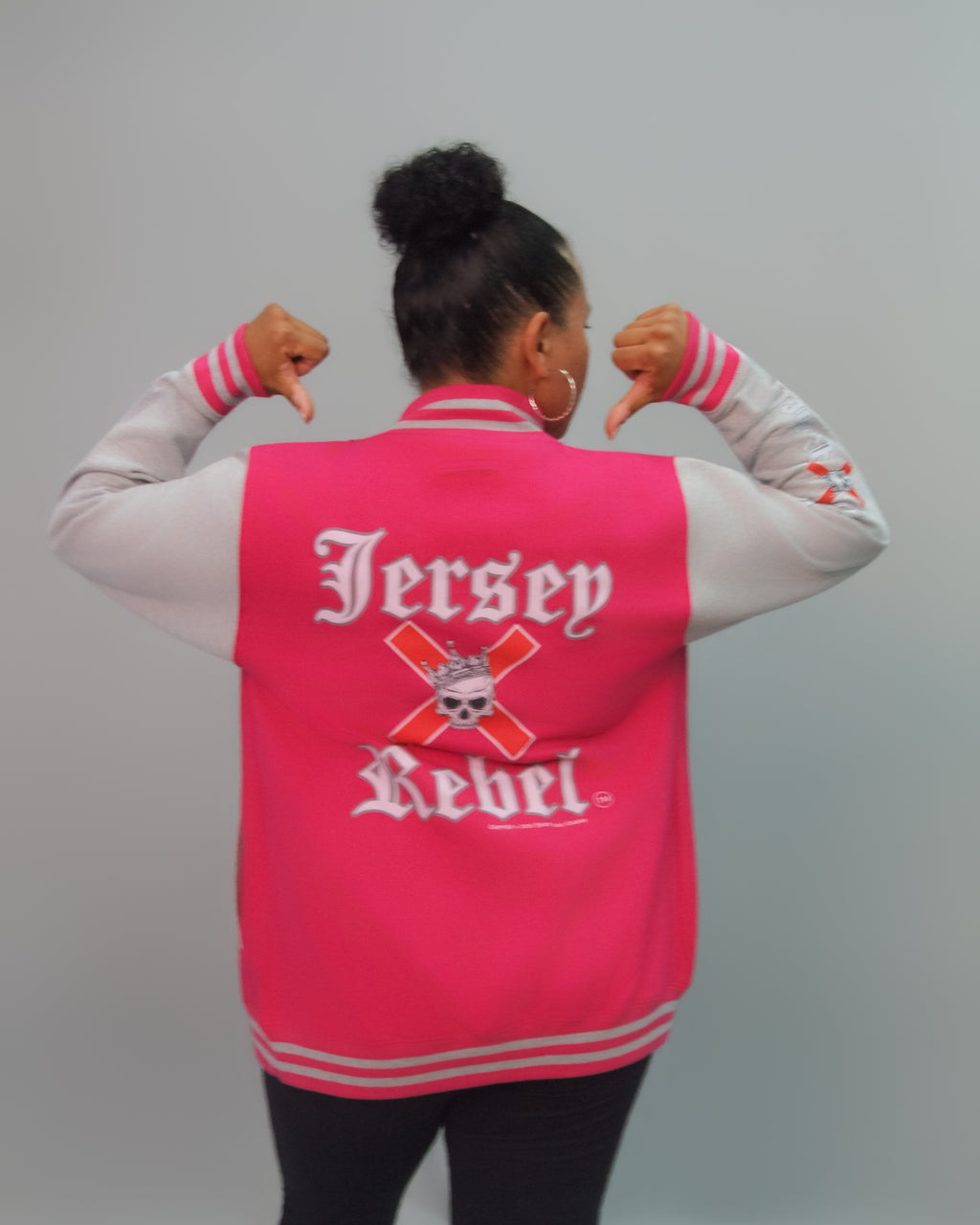 Jersey Rebel Unisex Heavyweight Letterman Jacket
